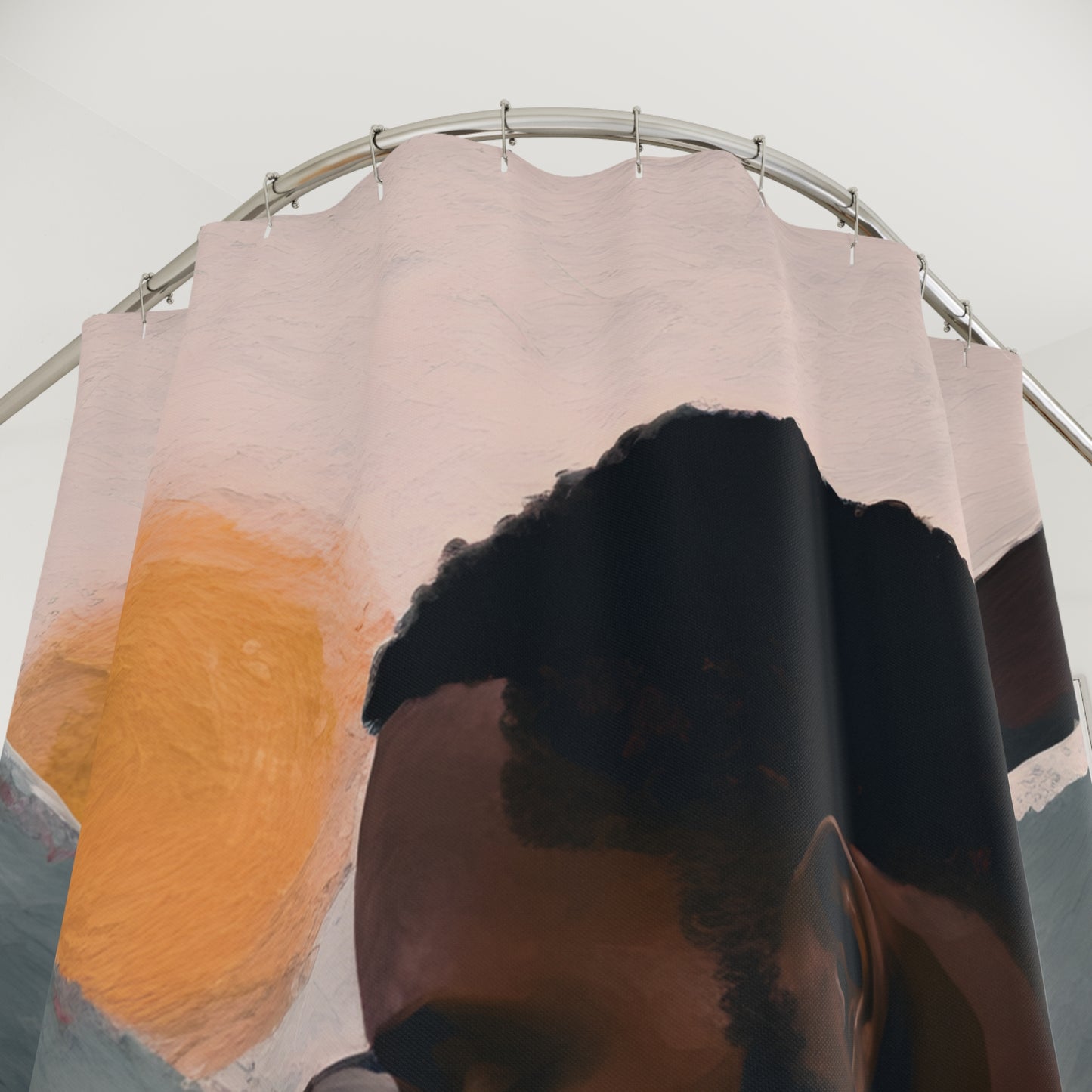 Love Mountain Shower Curtain
