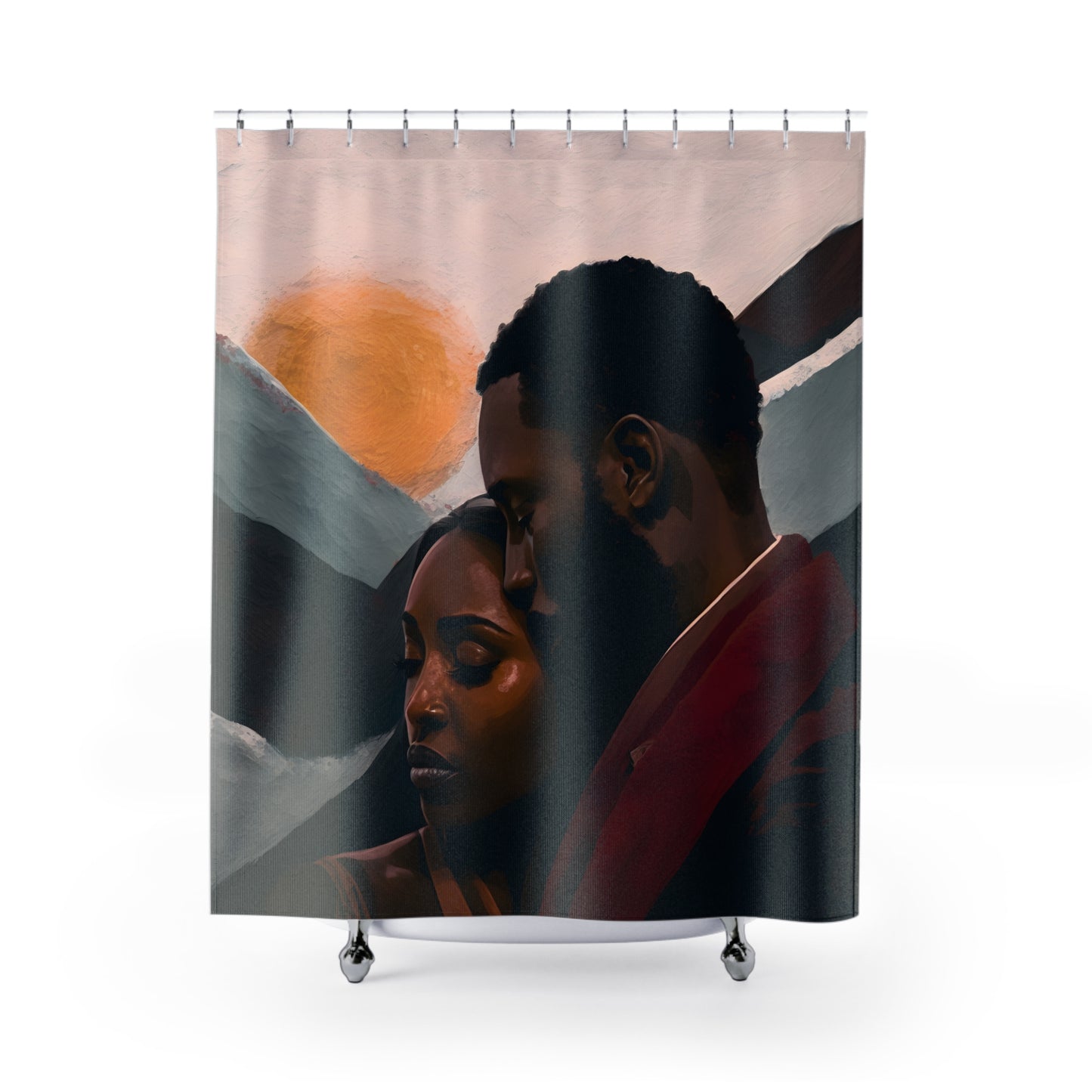Love Mountain Shower Curtain
